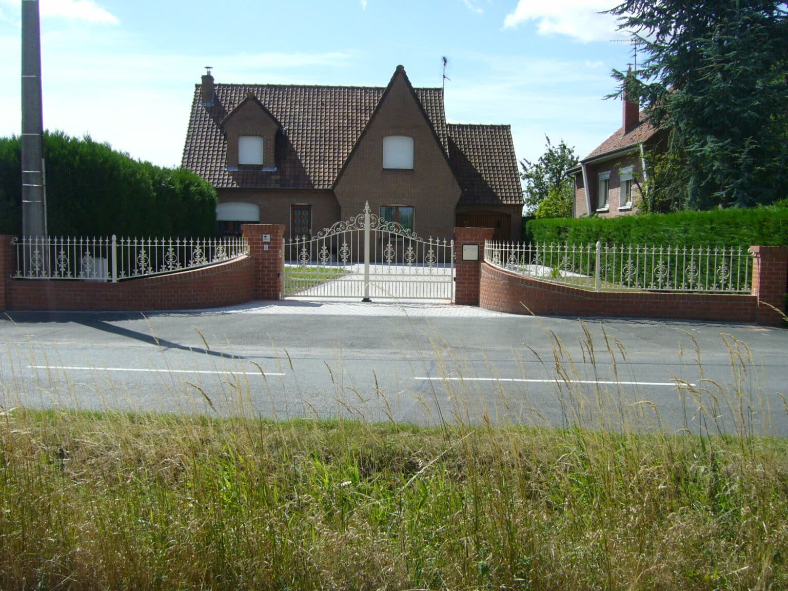 LAVANDE 2 BATTANTS - GRILLES SUR MURET