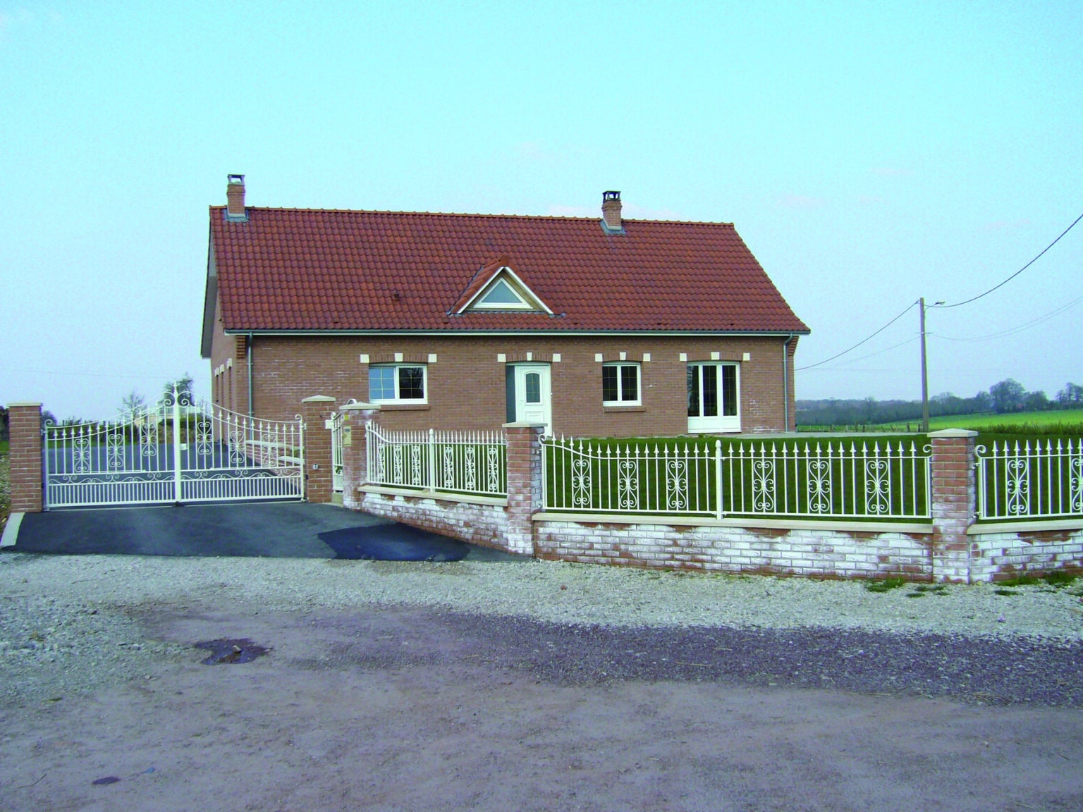 MUSCARI 2 BATTANTS  - PORTILLON - GRILLES SUR MURET