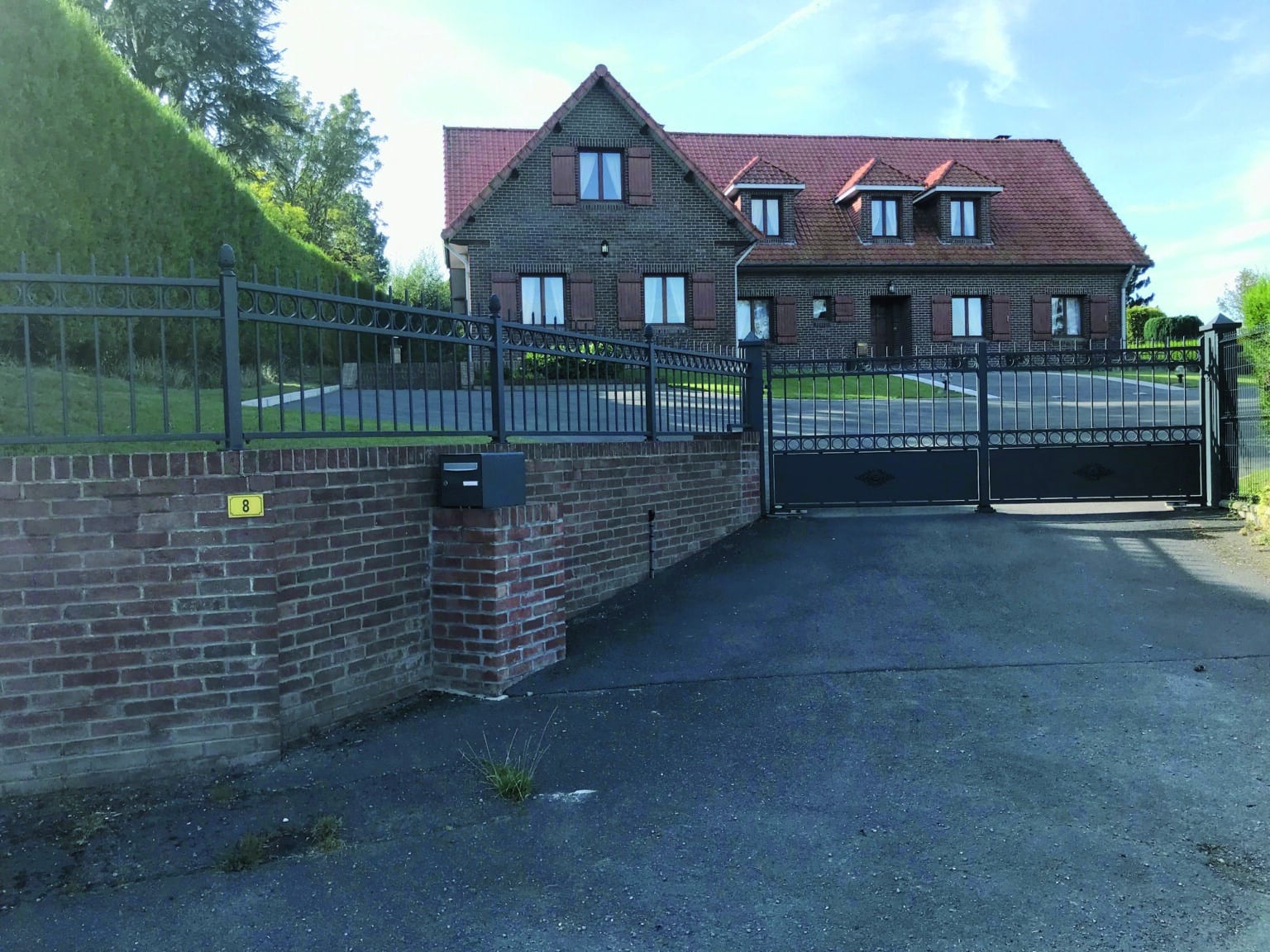 VIOLETTE - 2 BATTANTS - GRILLES SUR MURET