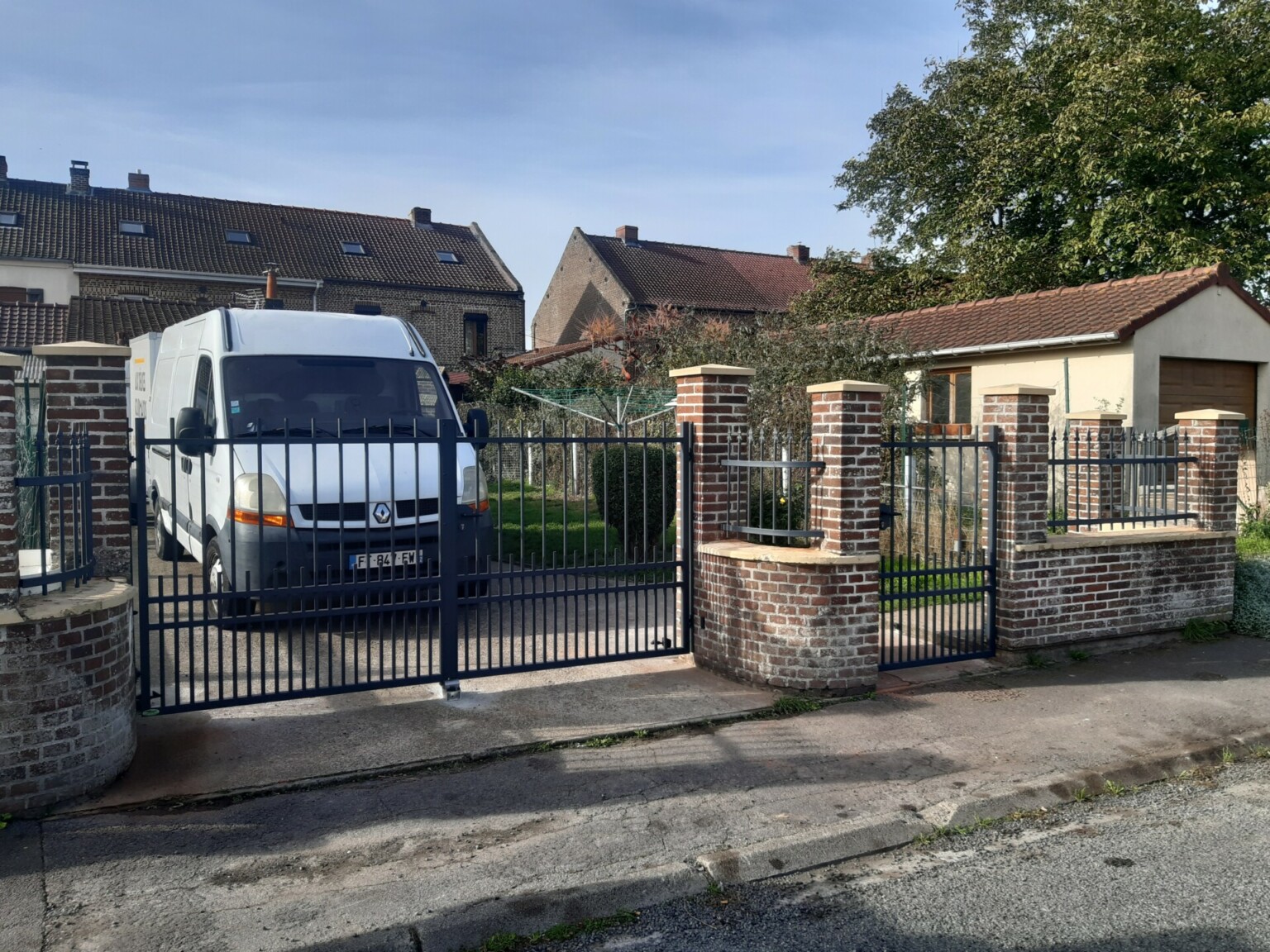 PORTAIL - PORTILLON - GRILLES SUR MURET CHANTIER OCTOBRE 2022