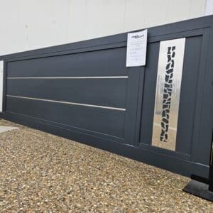 Portail coulissant en aluminium "ASTER"